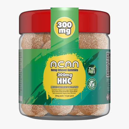Kẹo dẻo HHC vị quả mọng - 300 mg (12 viên x 25mg)