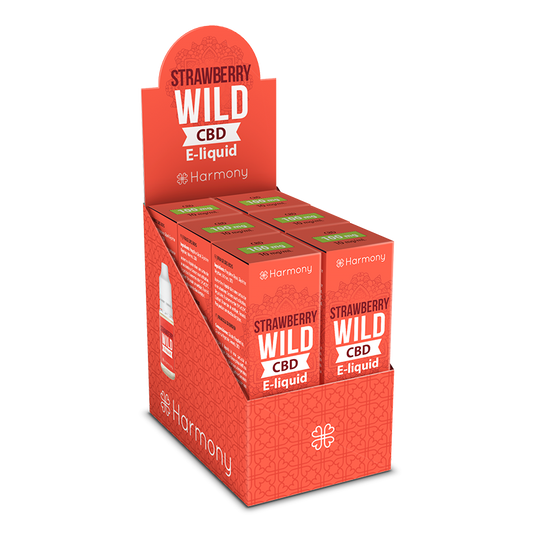 CBD E-liquid chai 10ml – Wild Strawberry – Lốc 6 hộp