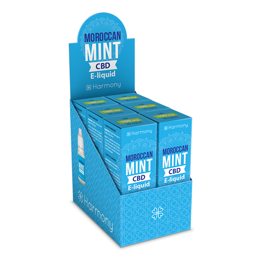 CBD E-liquid chai 10ml – Moroccan Mint – Lốc 6 hộp