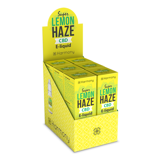 CBD E-liquid chai 10ml – Super Lemon Haze – Lốc 6 hộp