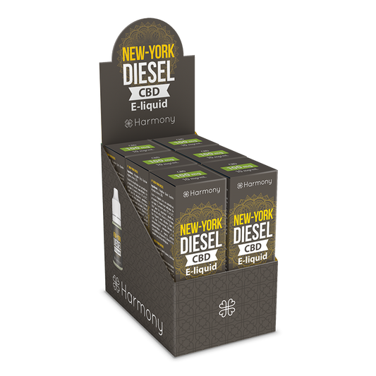 CBD E-liquid chai 10ml – New-York Diesel – Lốc 6 hộp