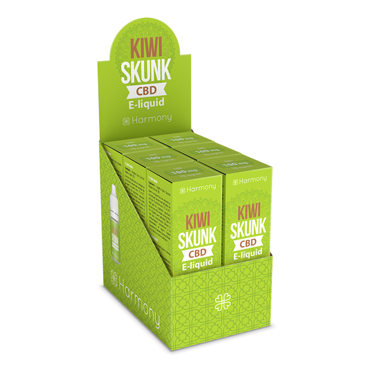 CBD E-liquid chai 10ml – Kiwi Skunk – Lốc 6 hộp